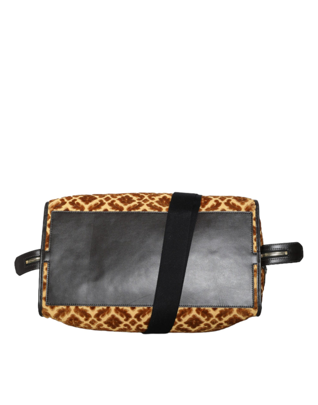 Dolce &amp; Gabbana Beige Samt Top Handle Schulter Reisetasche Damen