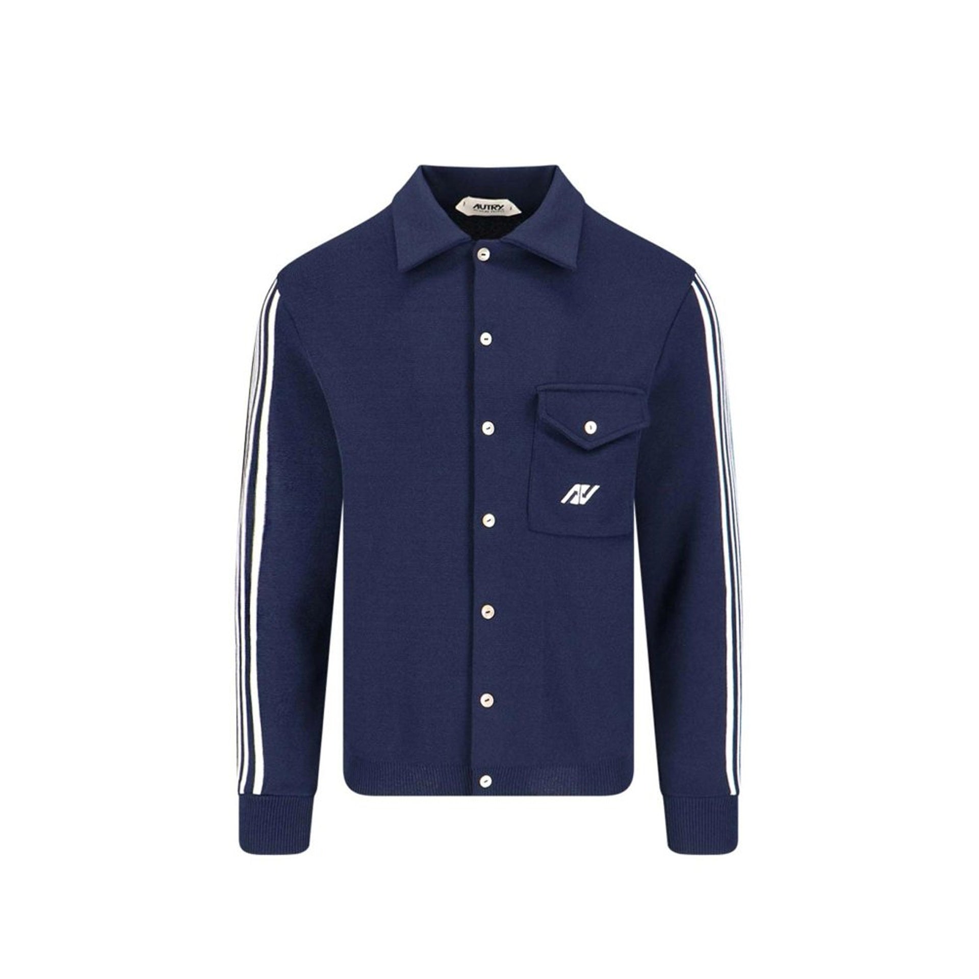 AUTRY Side Stripe Cardigan