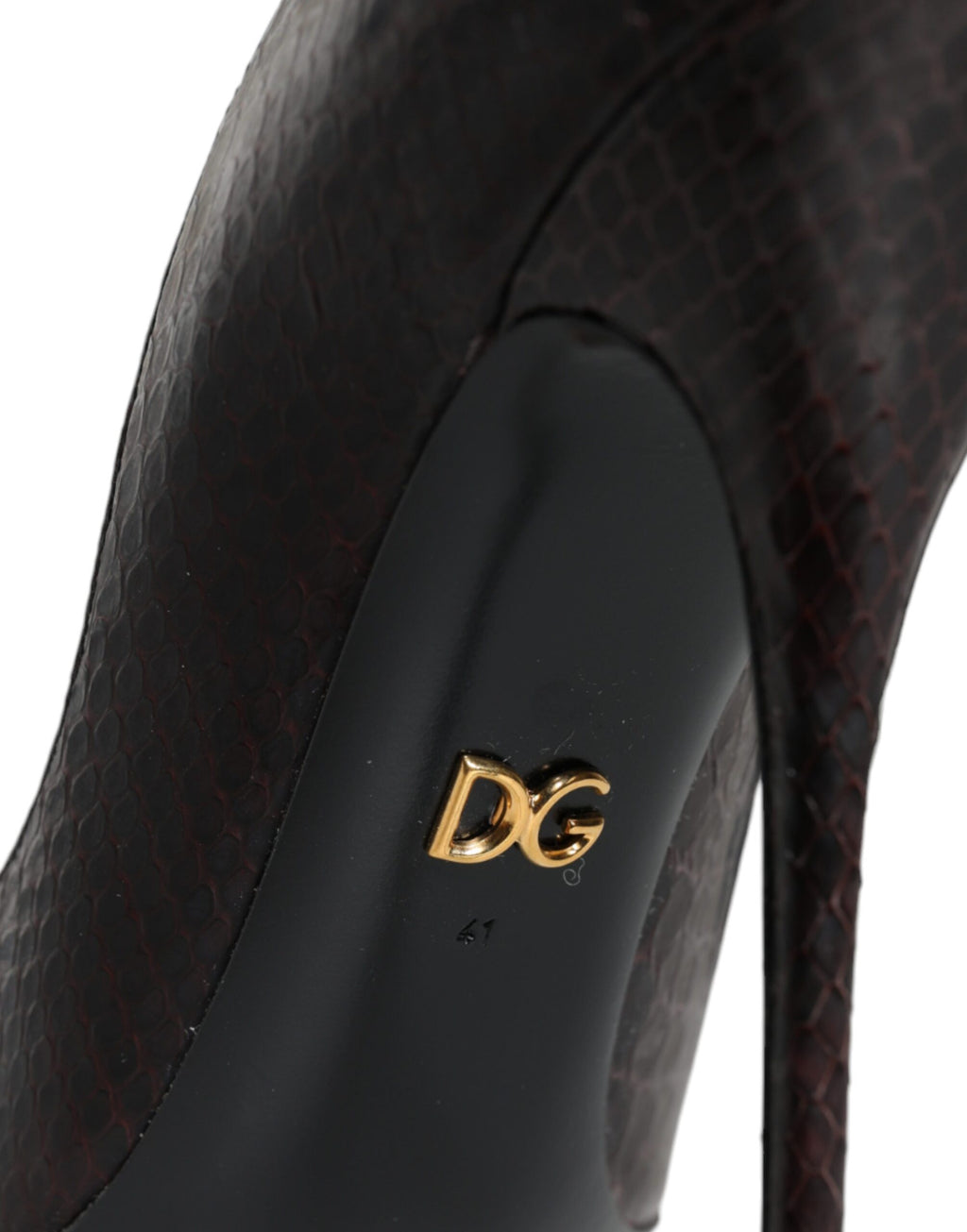 Dolce &amp; Gabbana Multicolor Exotische Leder Heels Pumps Schuhe