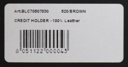 Billionaire Italian Couture Elegante Herren-Geldbörse aus Leder in Braun