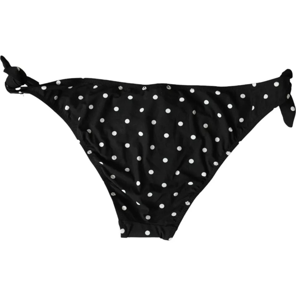 Dolce &amp; Gabbana – Schwarzer Bikini mit Punkten