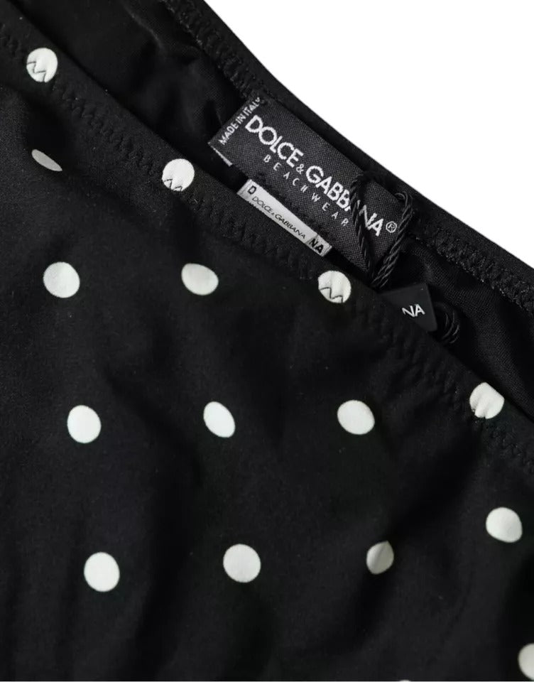 Dolce &amp; Gabbana – Schwarzer Bikini mit Punkten