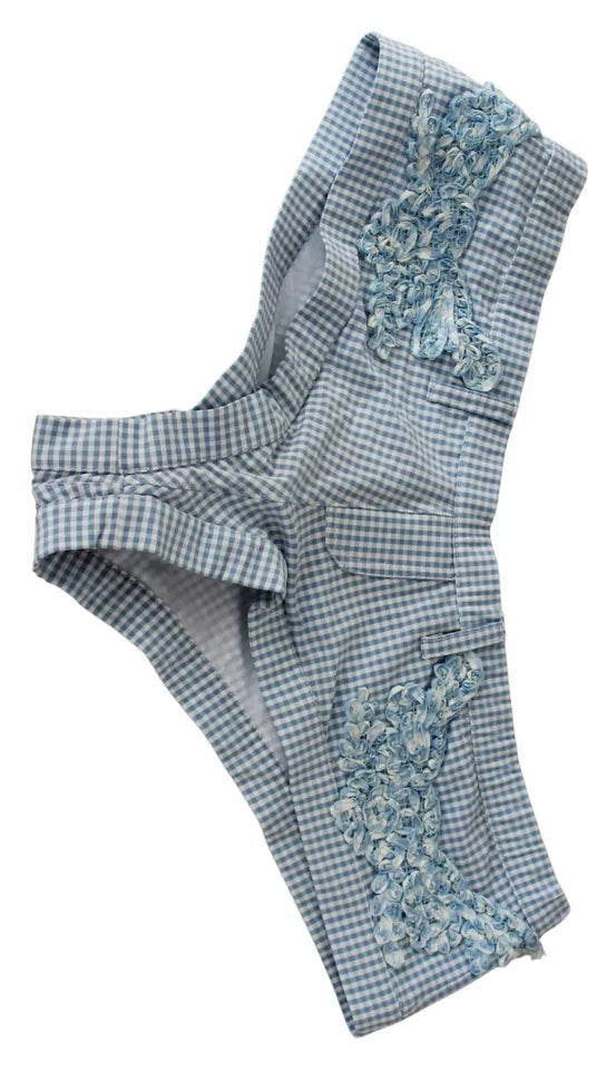 Ermanno Scervino Blaue Strandmode-Unterteile Badeanzug-Shorts