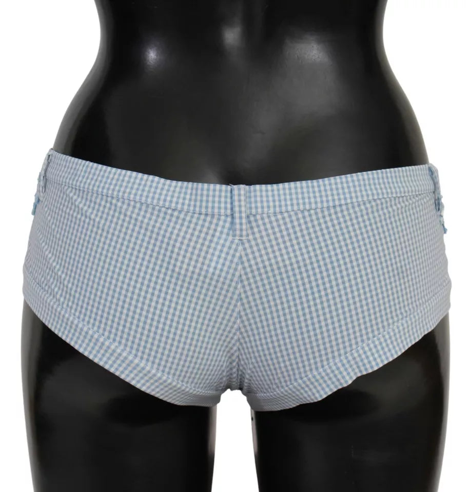 Ermanno Scervino Blaue Strandmode-Unterteile Badeanzug-Shorts