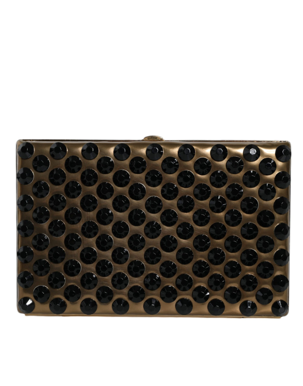 Dolce &amp; Gabbana Gold Kristall Bifold Clutch Abend Party Damen Handtasche Tasche