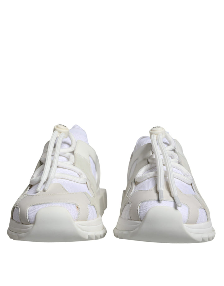 Dolce &amp; Gabbana Sorrento Trekking-Sneakers aus weißem Mesh