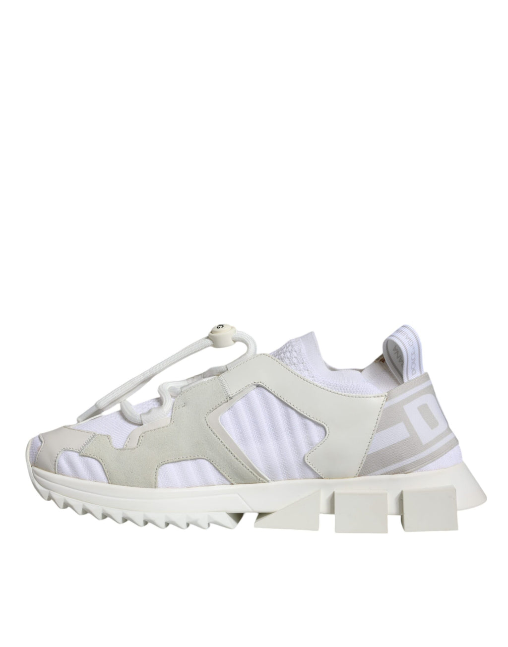 Dolce &amp; Gabbana Sorrento Trekking-Sneakers aus weißem Mesh