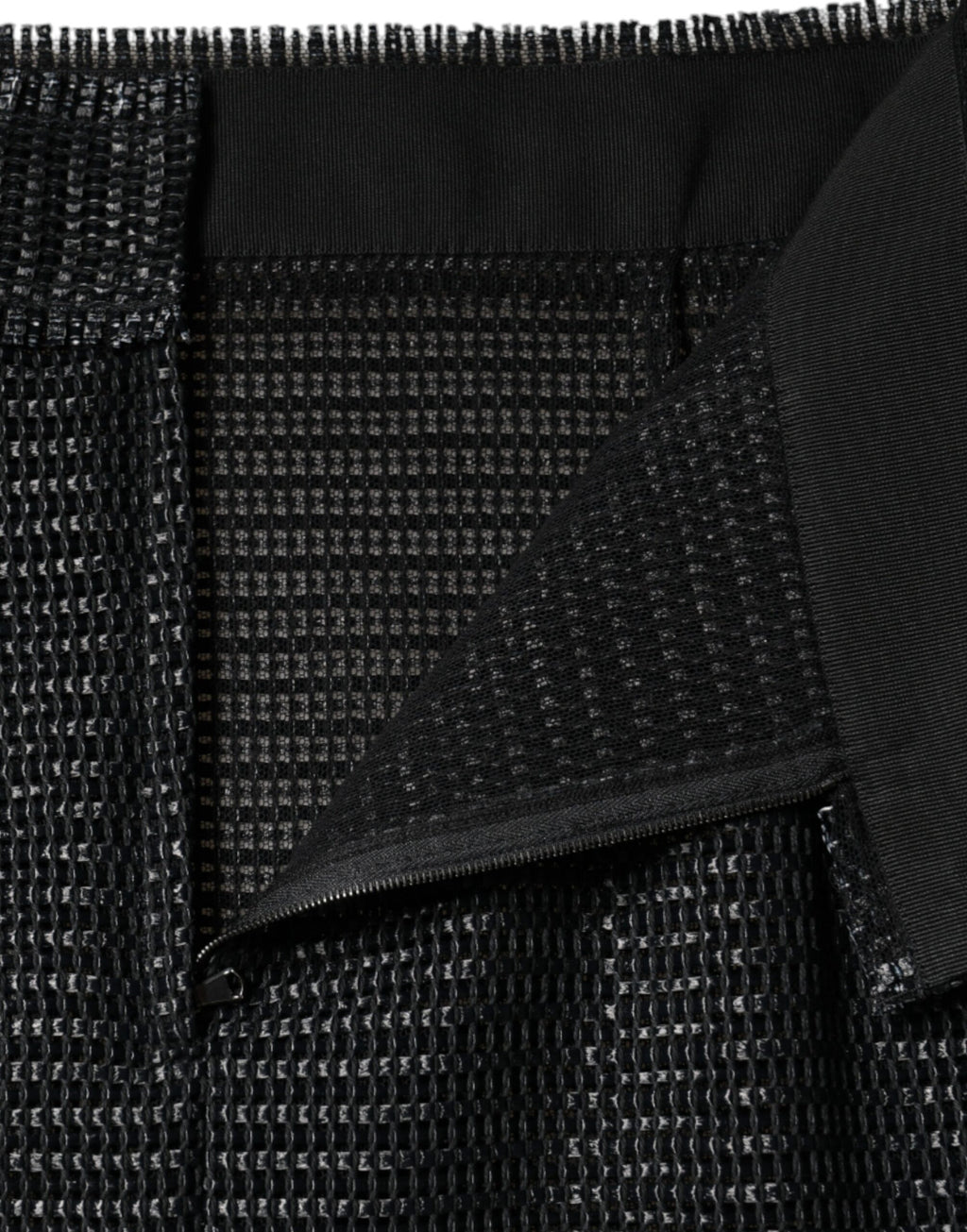 Dolce &amp; Gabbana – Bleistiftrock mit hoher Taille aus schwarzer Viskose