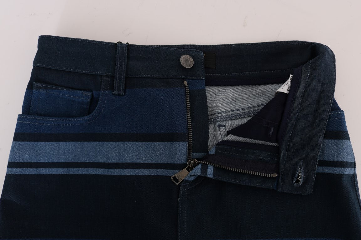 Dolce &amp; Gabbana Schicker blauer Jeans-Minirock