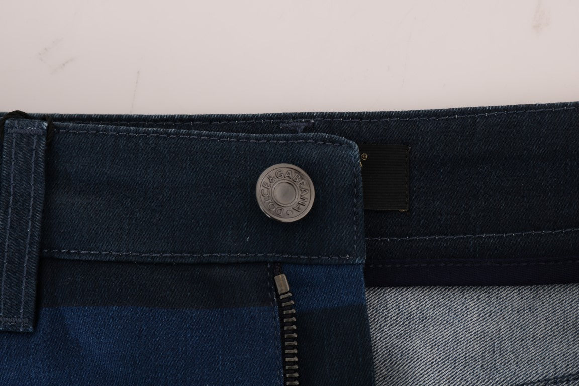 Dolce &amp; Gabbana Schicker blauer Jeans-Minirock