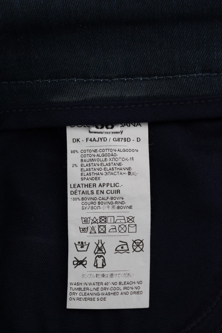 Dolce &amp; Gabbana Schicker blauer Jeans-Minirock