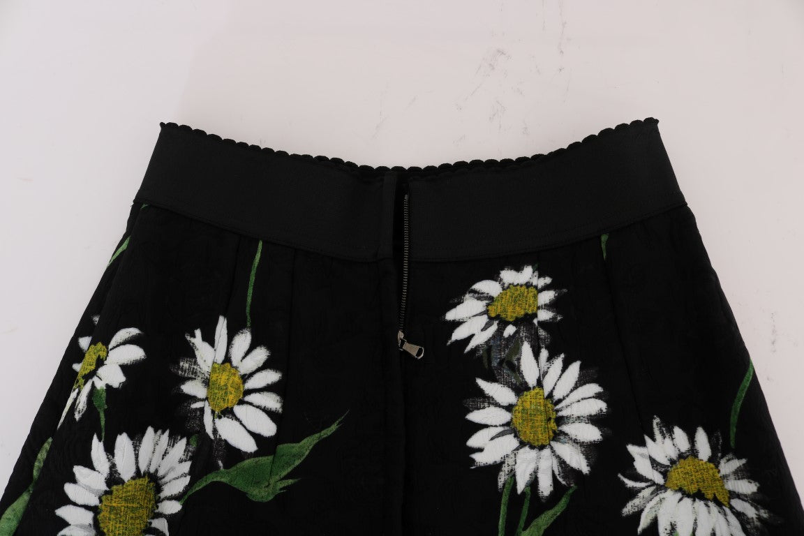 Dolce &amp; Gabbana Verzierter A-Linien-Rock bis zur Mitte der Wade