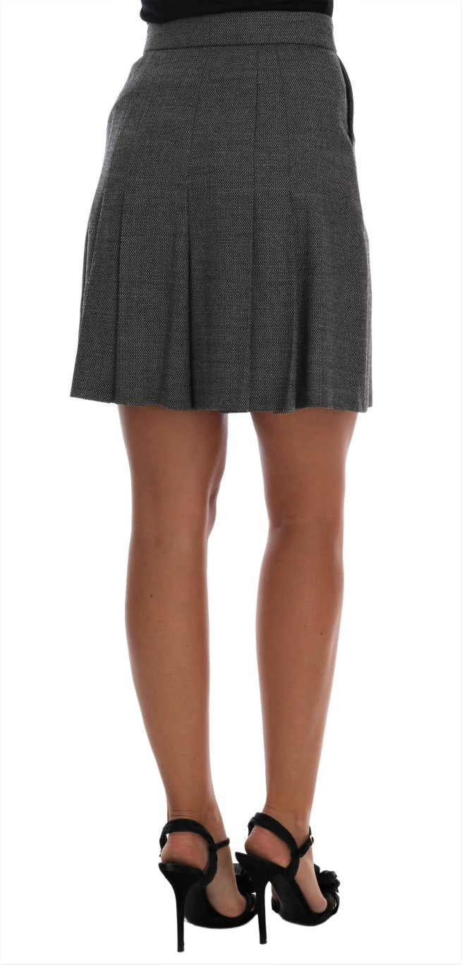 Dolce &amp; Gabbana Schicke Mini-Shorts aus Wolle mit hoher Taille