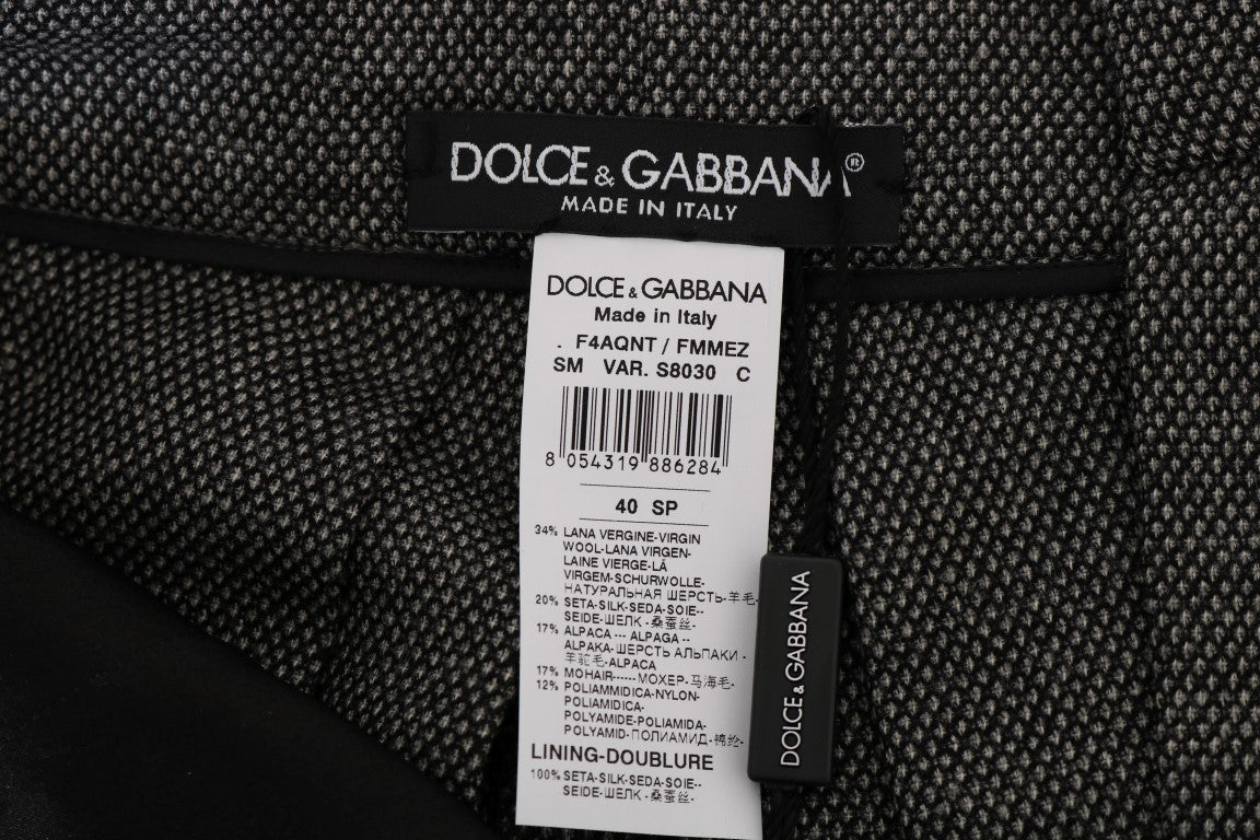 Dolce &amp; Gabbana Schicke Mini-Shorts aus Wolle mit hoher Taille