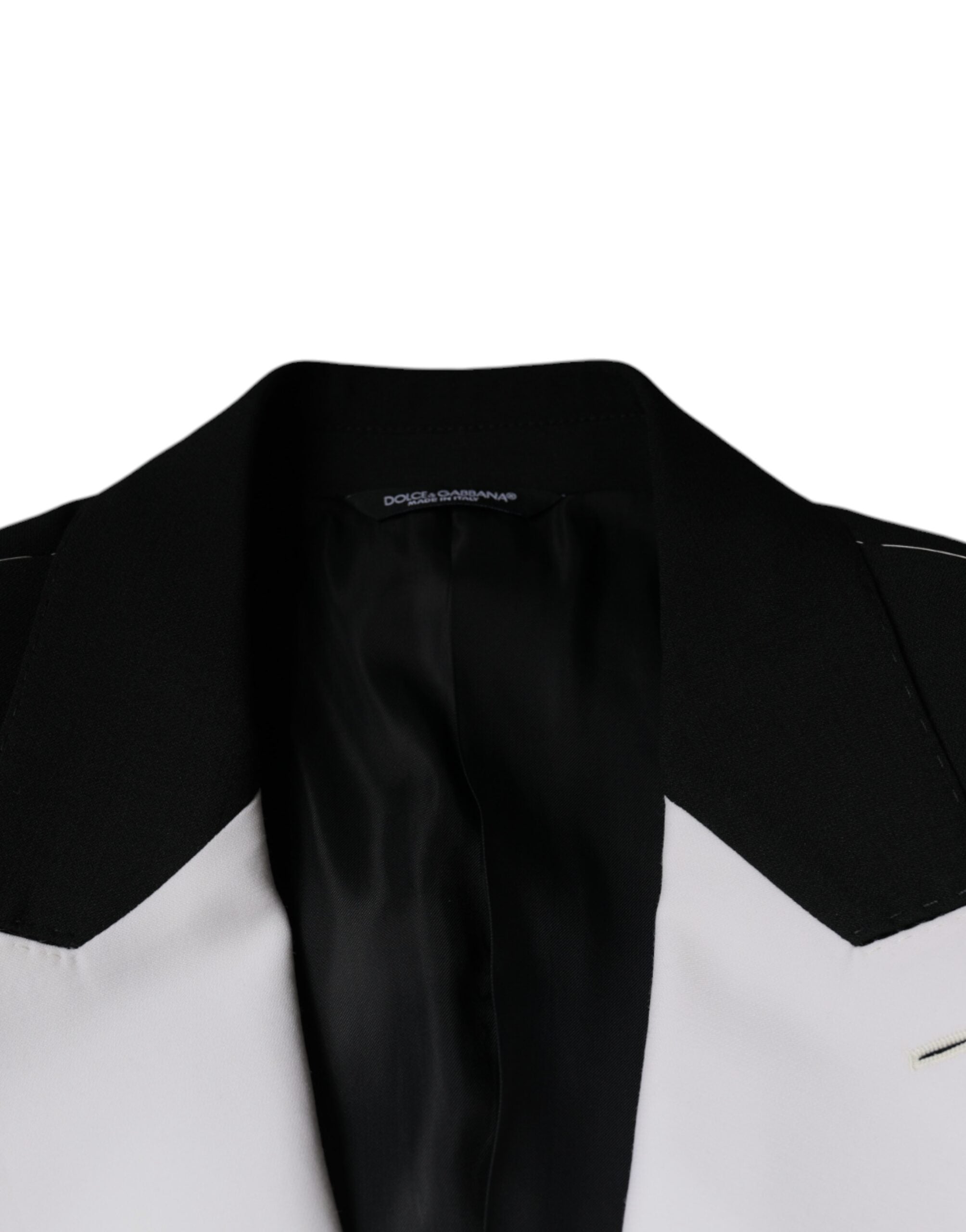 Dolce &amp; Gabbana – Einreihiger Blazer in Schwarz und Weiß