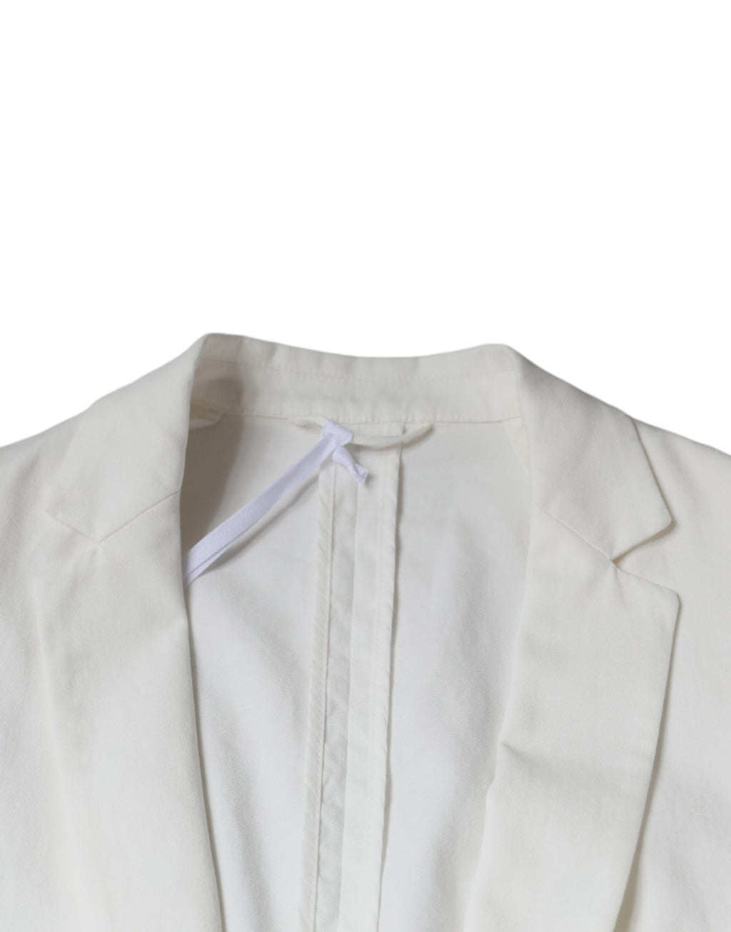 Dondup – Weißer, einreihiger Blazer mit einem Knopf