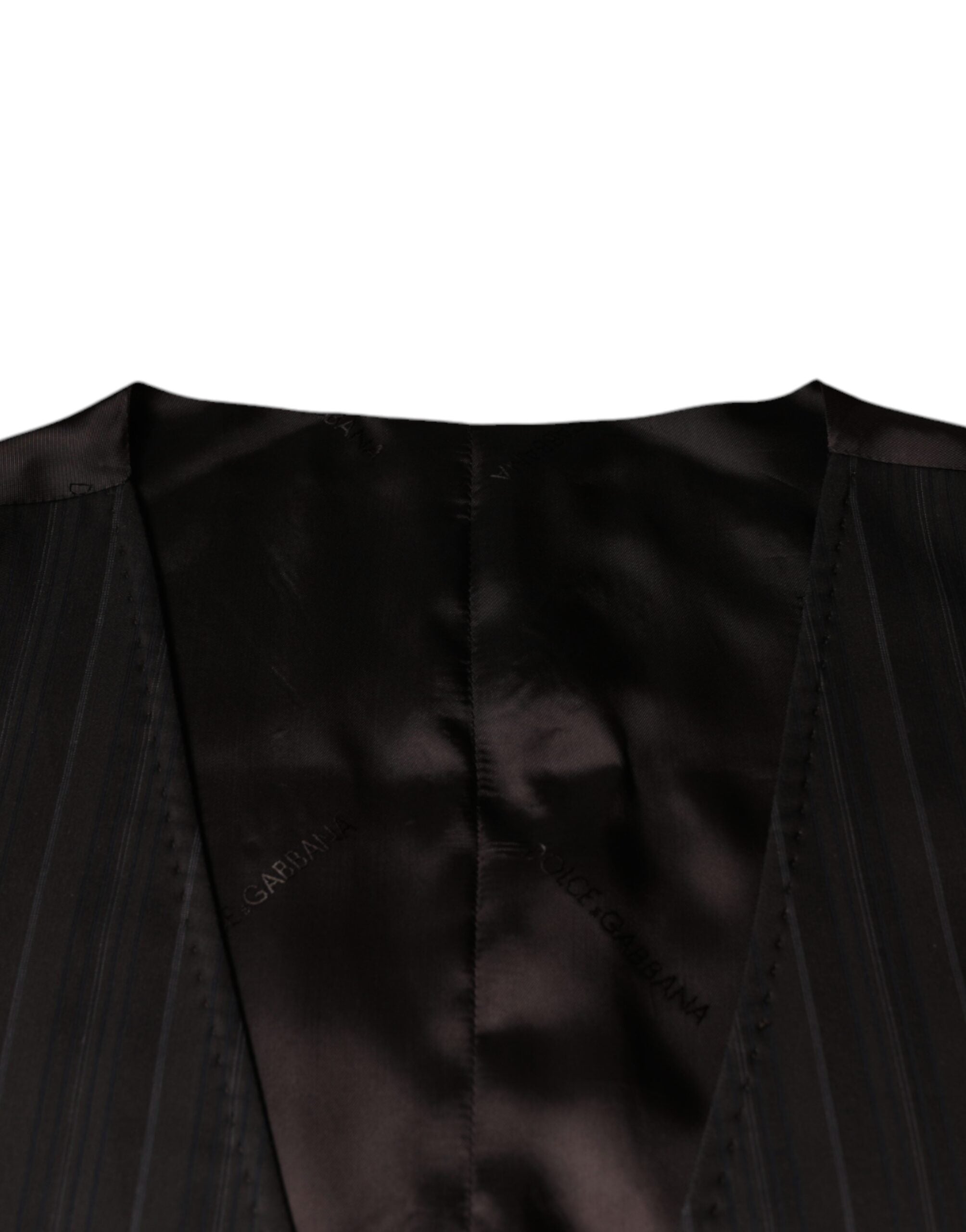 Dolce &amp; Gabbana Schwarze Weste aus Baumwolle, formelle Weste