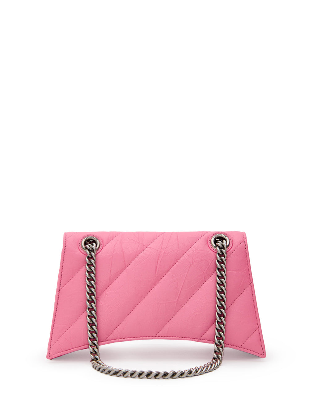 Balenciaga Crush Shoulder Bag with Silver Chain