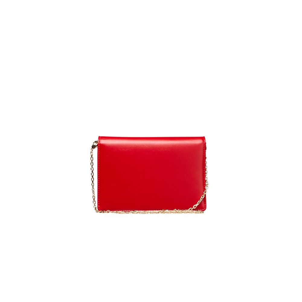 Love Moschino – Rote Umhängetasche aus Polyethylen für Damen