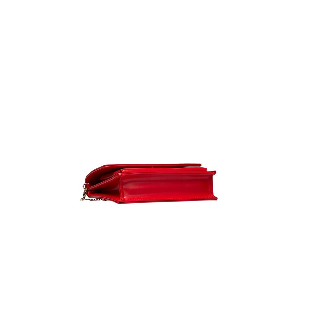 Love Moschino – Rote Umhängetasche aus Polyethylen für Damen