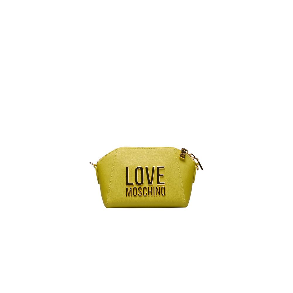 Love Moschino – Gelbe Umhängetasche aus Polyethylen für Damen