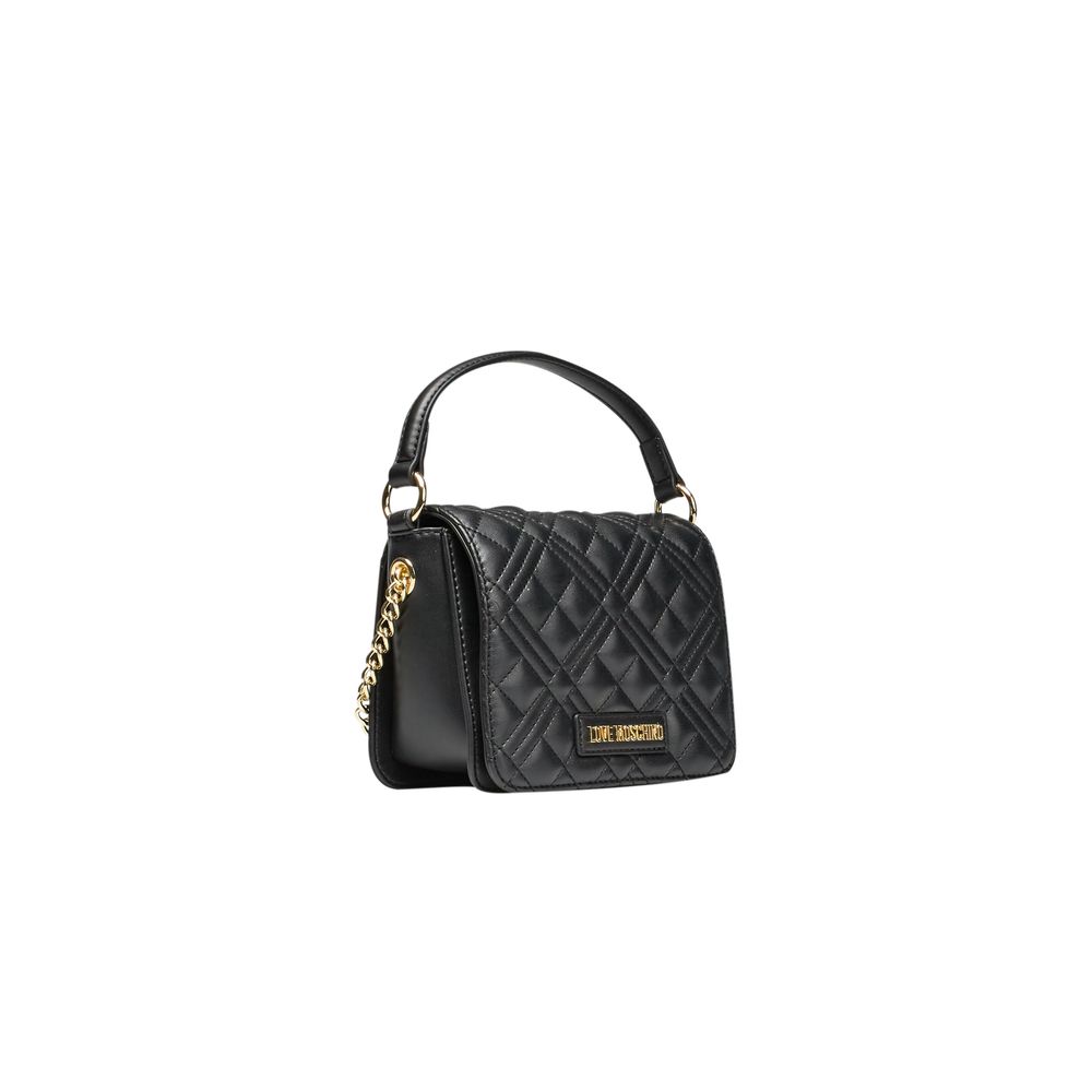 Love Moschino Schwarze Polyethylen-Damenhandtasche