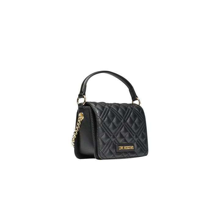 Love Moschino Schwarze Polyethylen-Damenhandtasche