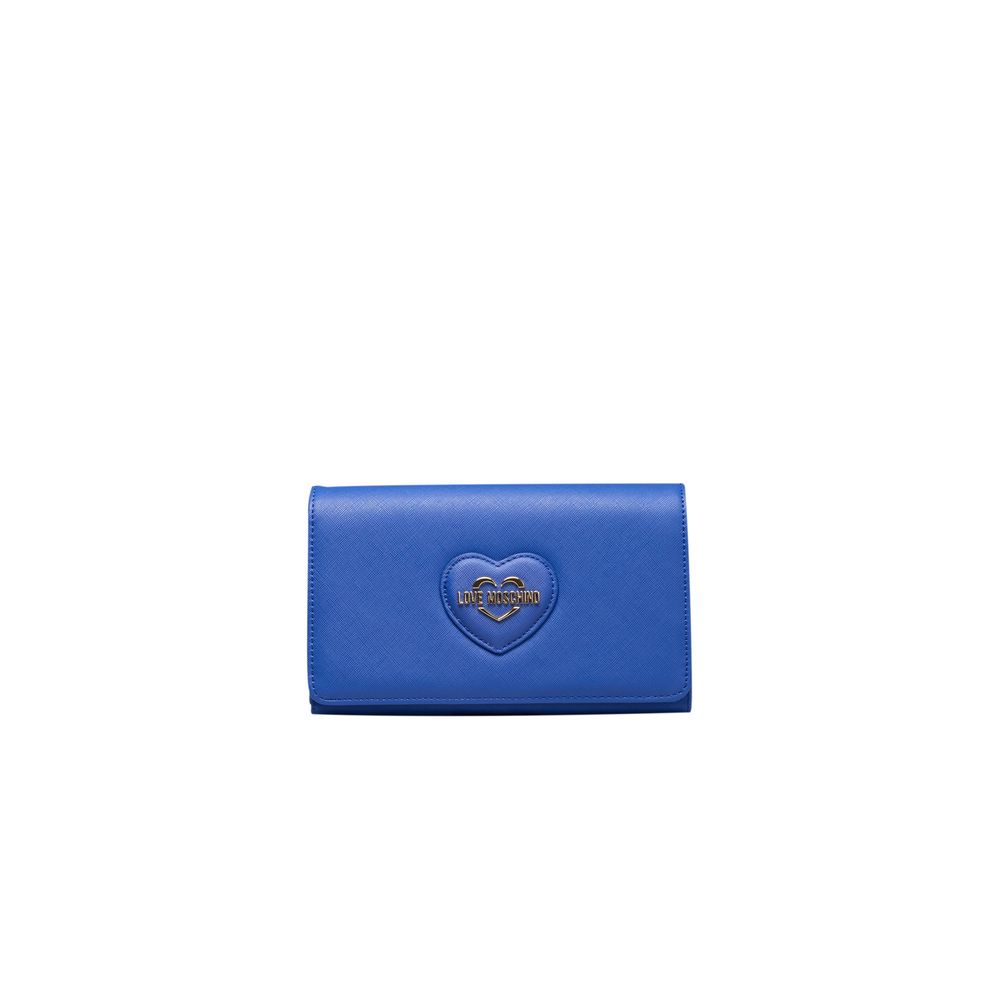 Love Moschino – Blaue Umhängetasche aus Polyethylen für Damen