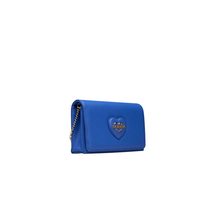 Love Moschino – Blaue Umhängetasche aus Polyethylen für Damen