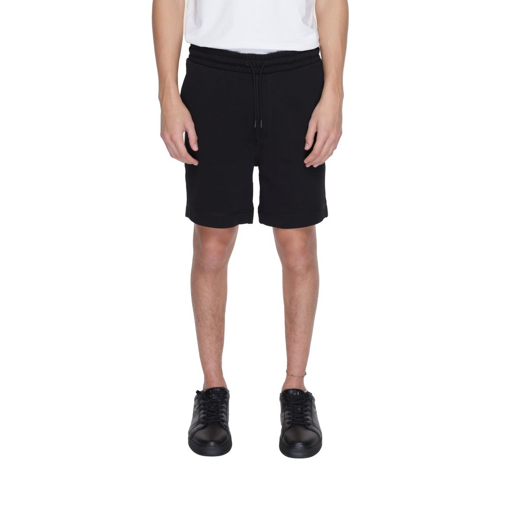 Hugo Boss Schwarze Baumwollshorts