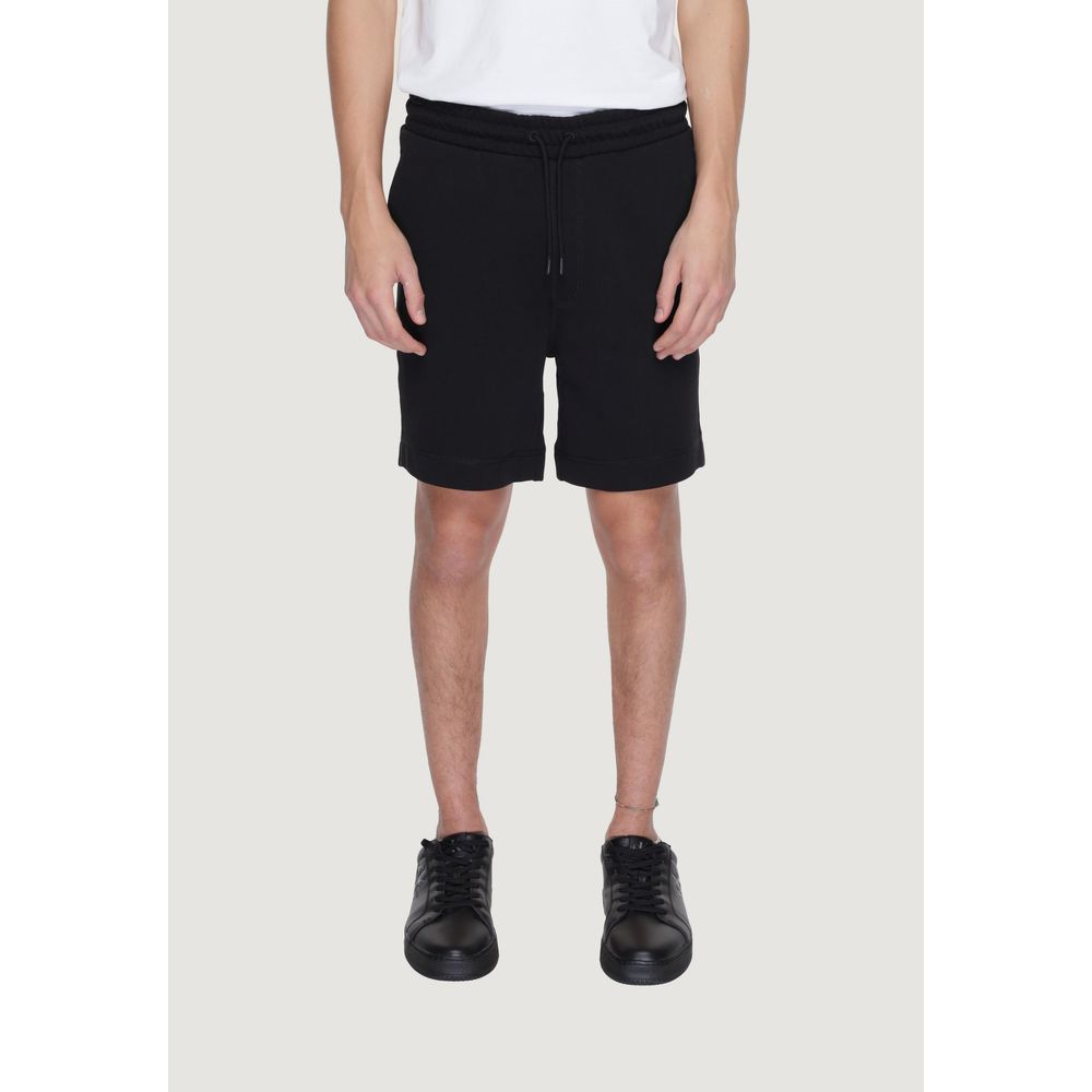 Hugo Boss Schwarze Baumwollshorts