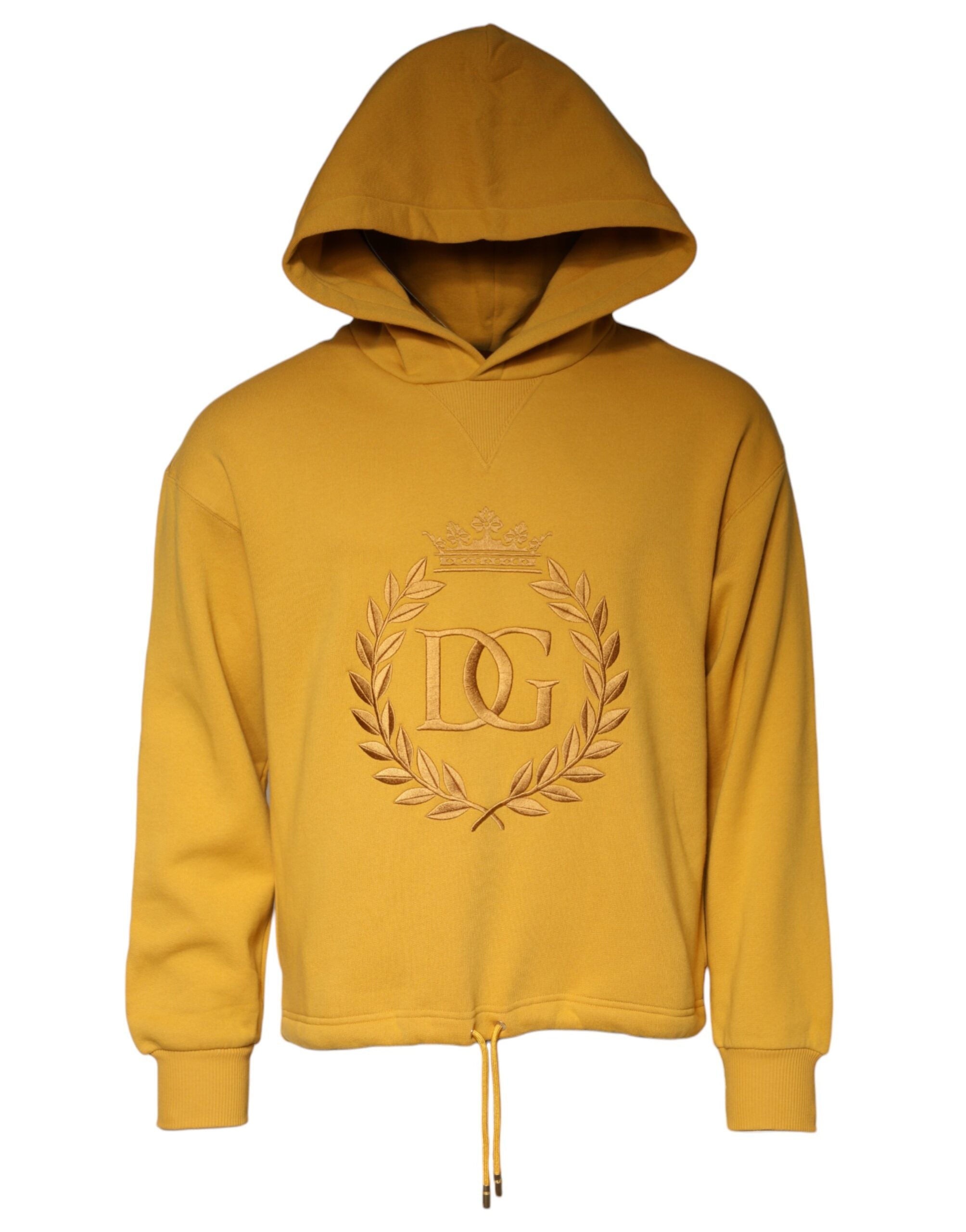 Dolce &amp; Gabbana Senf DG Kapuzenpullover Herren Sweatshirt