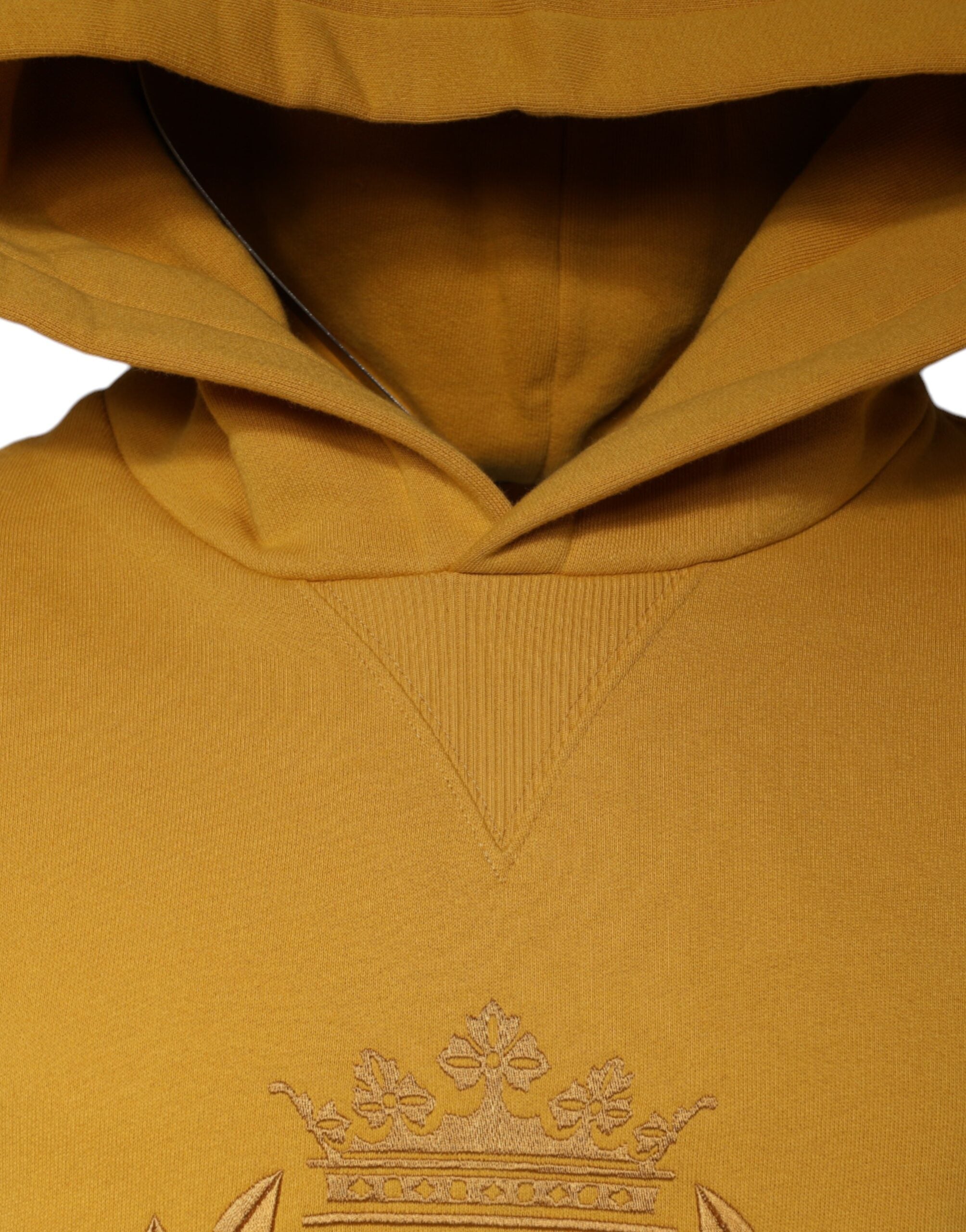 Dolce &amp; Gabbana Senf DG Kapuzenpullover Herren Sweatshirt