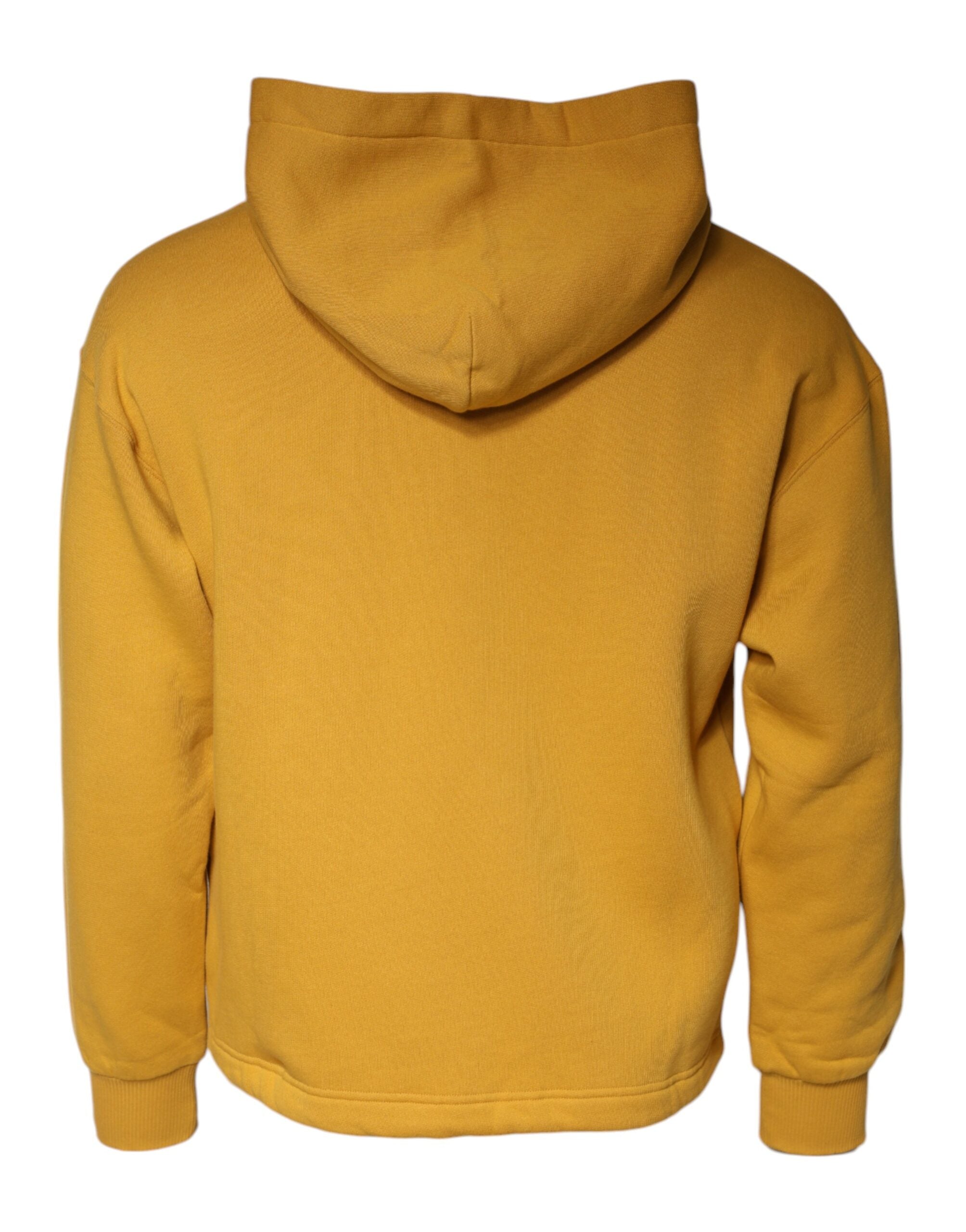 Dolce &amp; Gabbana Senf DG Kapuzenpullover Herren Sweatshirt