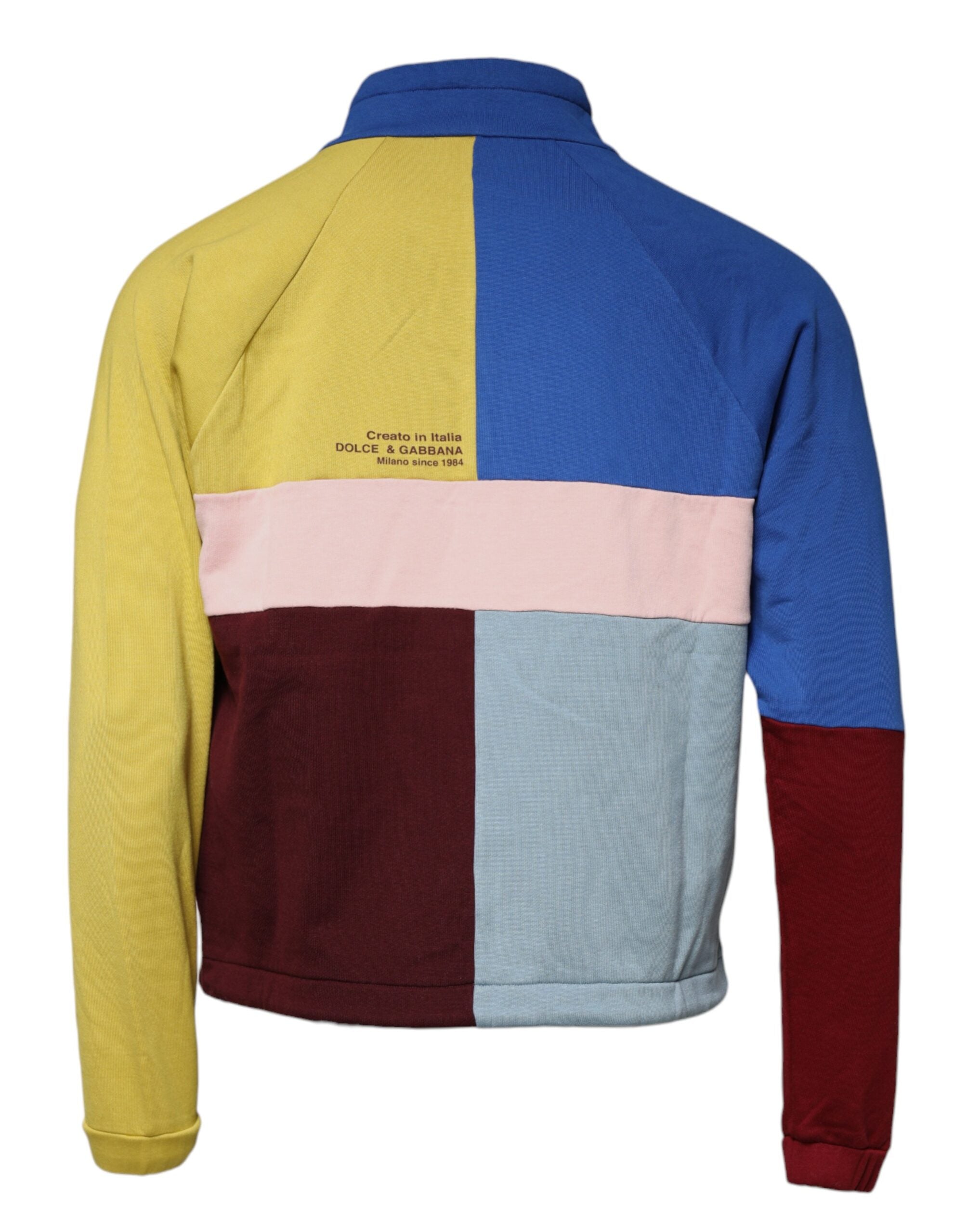Dolce &amp; Gabbana Mehrfarbiges Patchwork-Sweatshirt für Herren