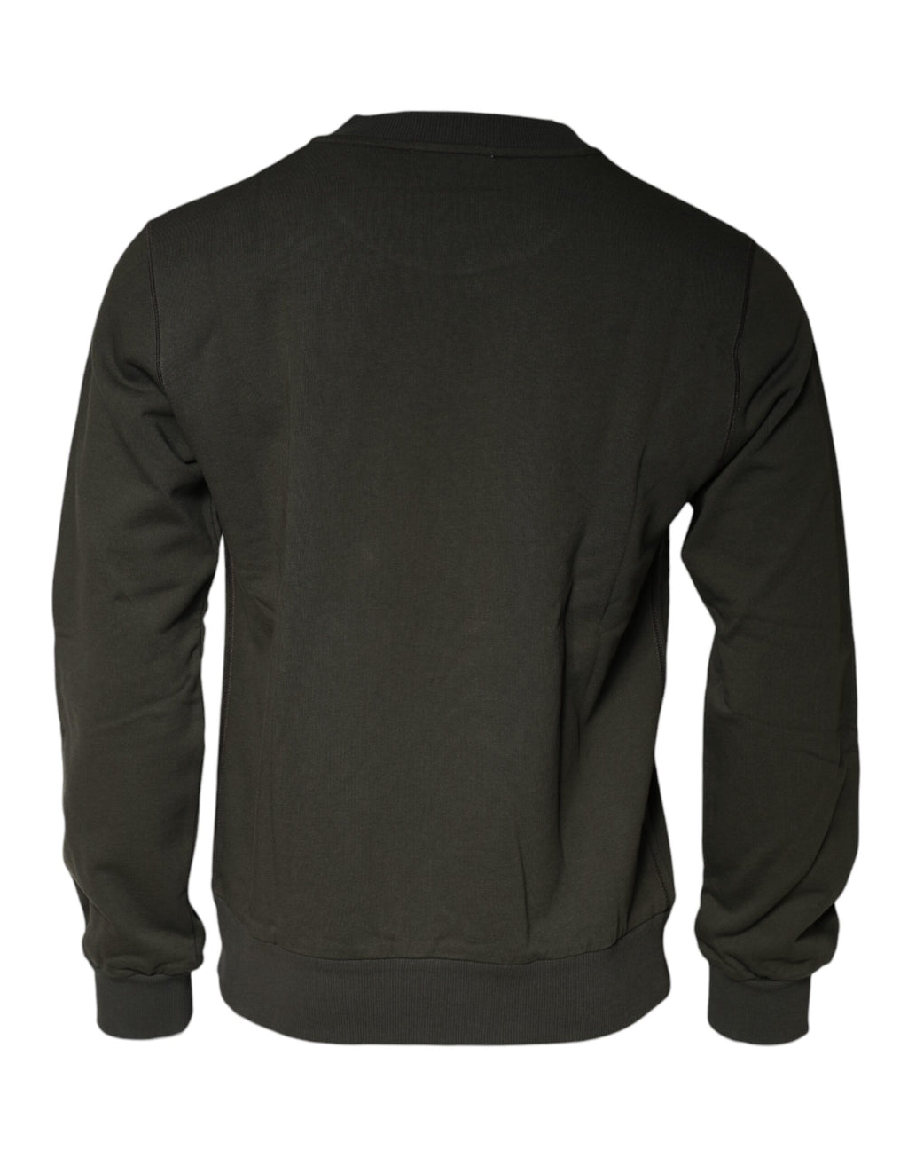 Dolce &amp; Gabbana Army Green Crown Baumwoll-Sweatshirt