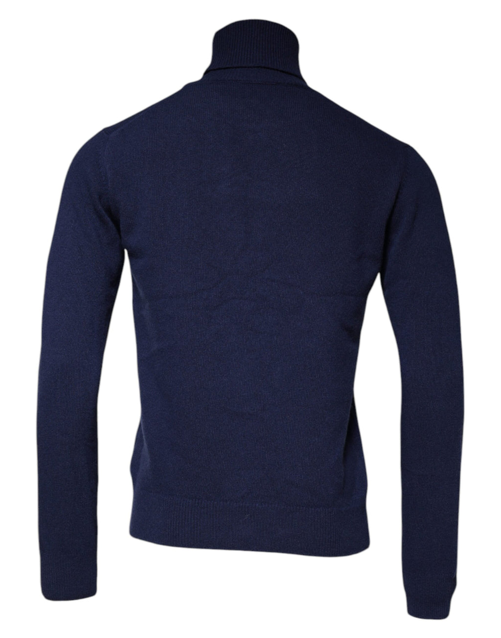 Blauer Rollkragenpullover aus Wollstrick von Dolce &amp; Gabbana