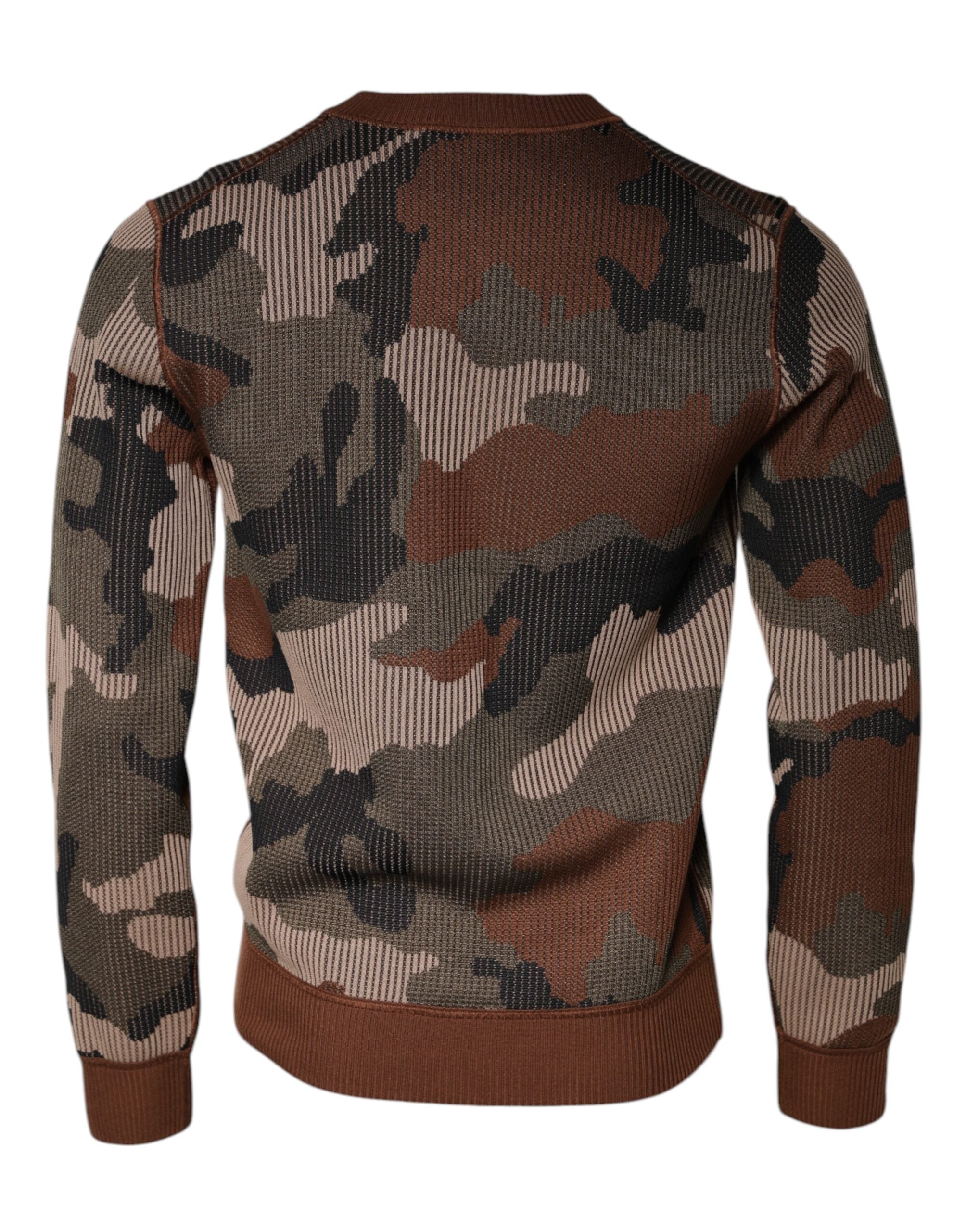 Dolce &amp; Gabbana Mehrfarbiger Camouflage-Pullover für Herren