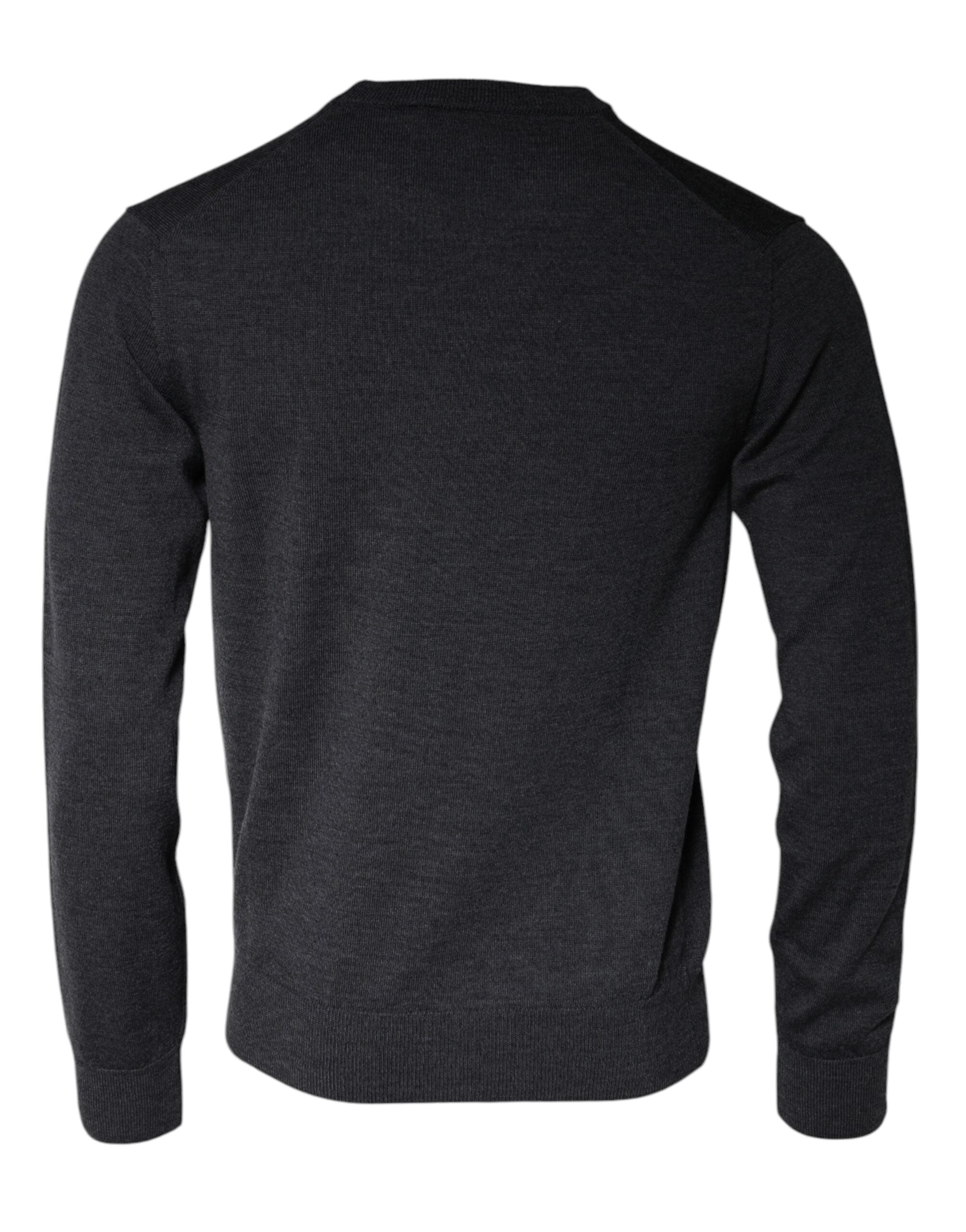Dolce &amp; Gabbana Pullover mit Rundhalsausschnitt, Dunkelgrau