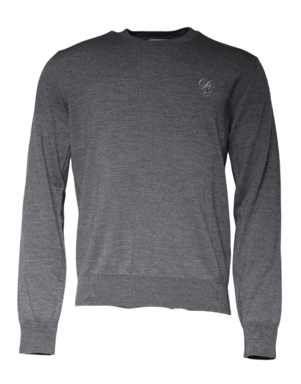 Dolce &amp; Gabbana Pullover mit Rundhalsausschnitt, Dunkelgrau