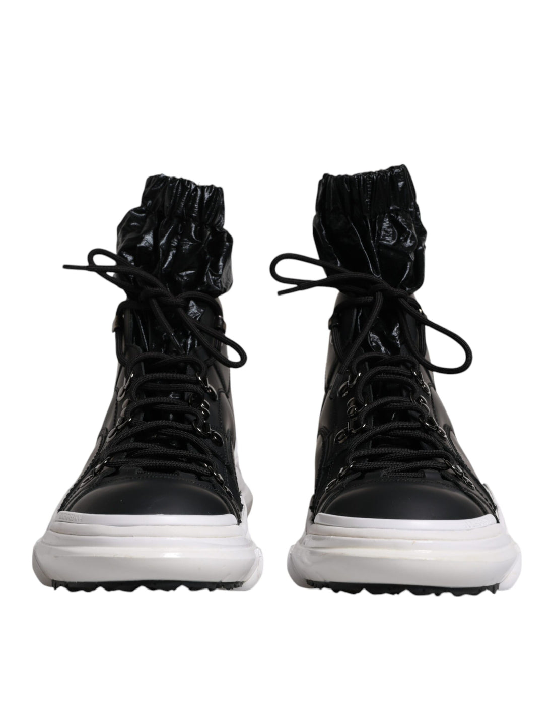 Dolce &amp; Gabbana – Galileo – Hohe Sneakers aus Nylon in Schwarz