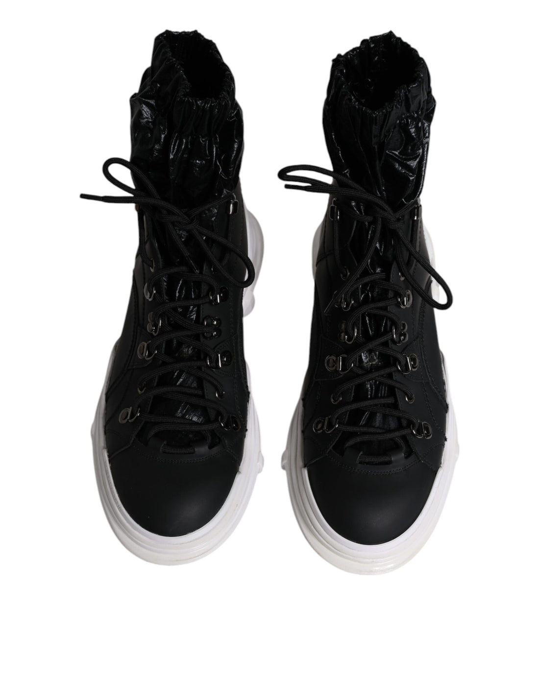 Dolce &amp; Gabbana – Galileo – Hohe Sneakers aus Nylon in Schwarz