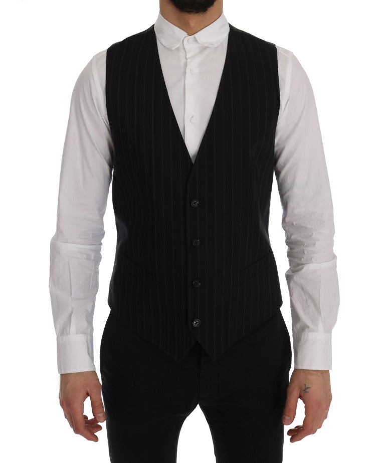 Dolce &amp; Gabbana Elegante gestreifte Weste