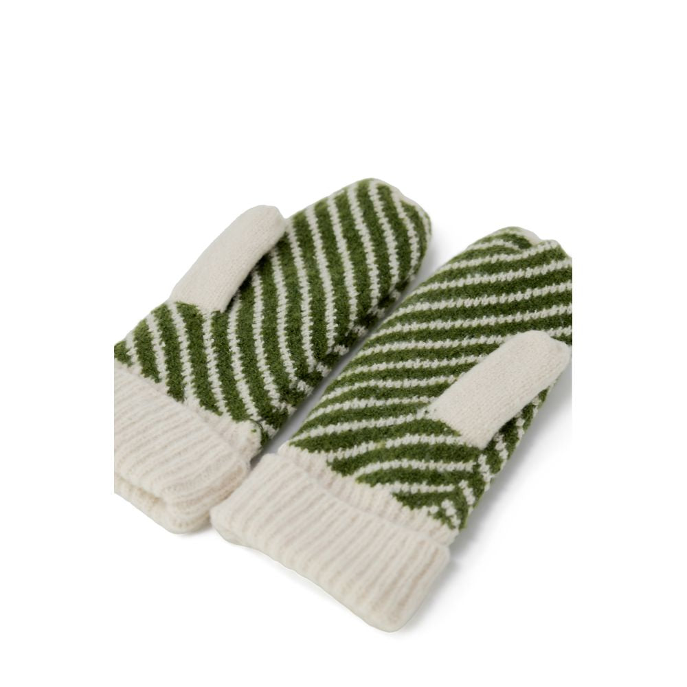 Only Cremefarbener Polyesterhandschuh