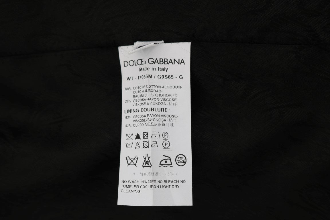 Dolce &amp; Gabbana – Elegante, einreihige Weste in Schwarz