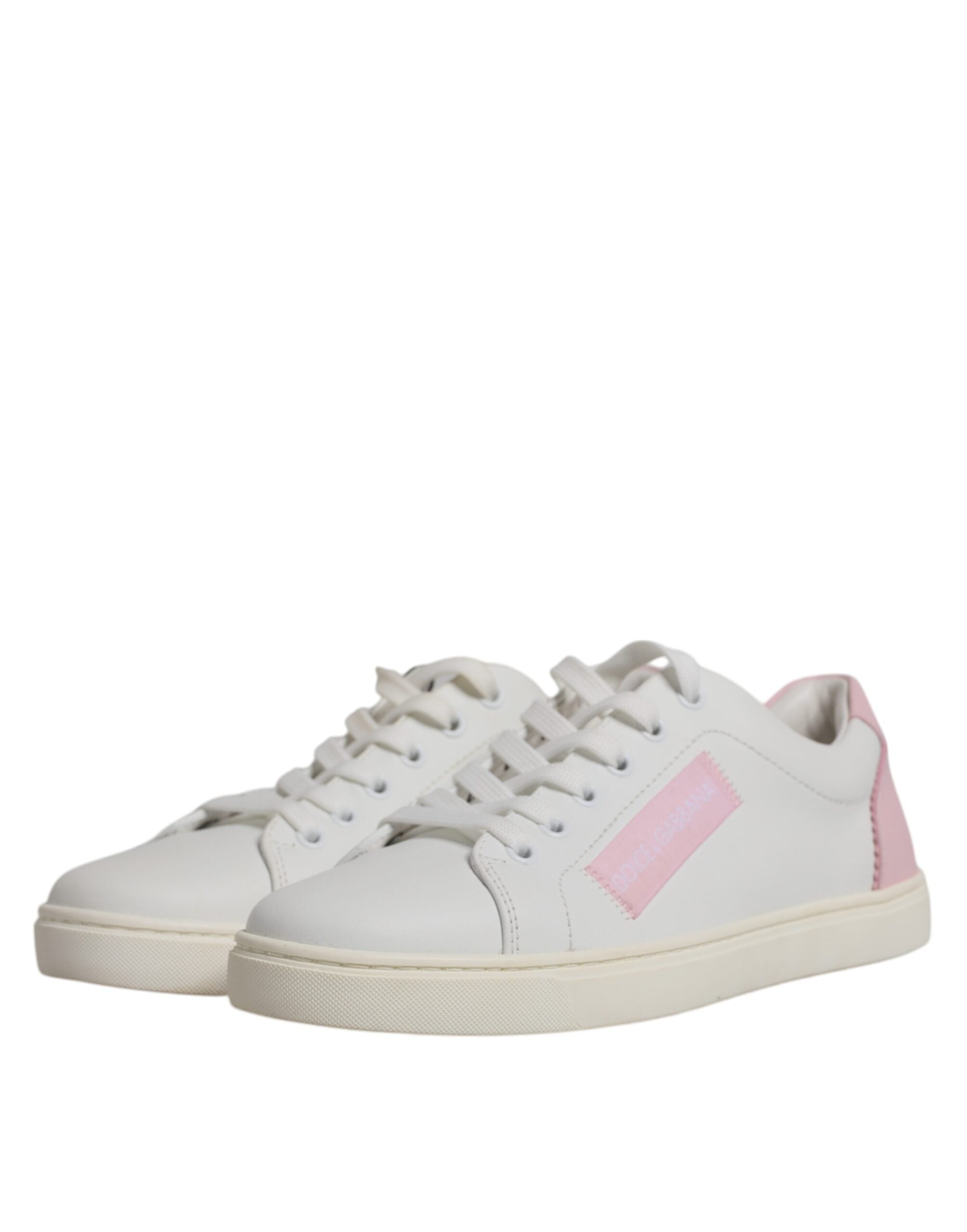 Dolce &amp; Gabbana – Klassische Sneakers aus Kalbsleder in Weiß