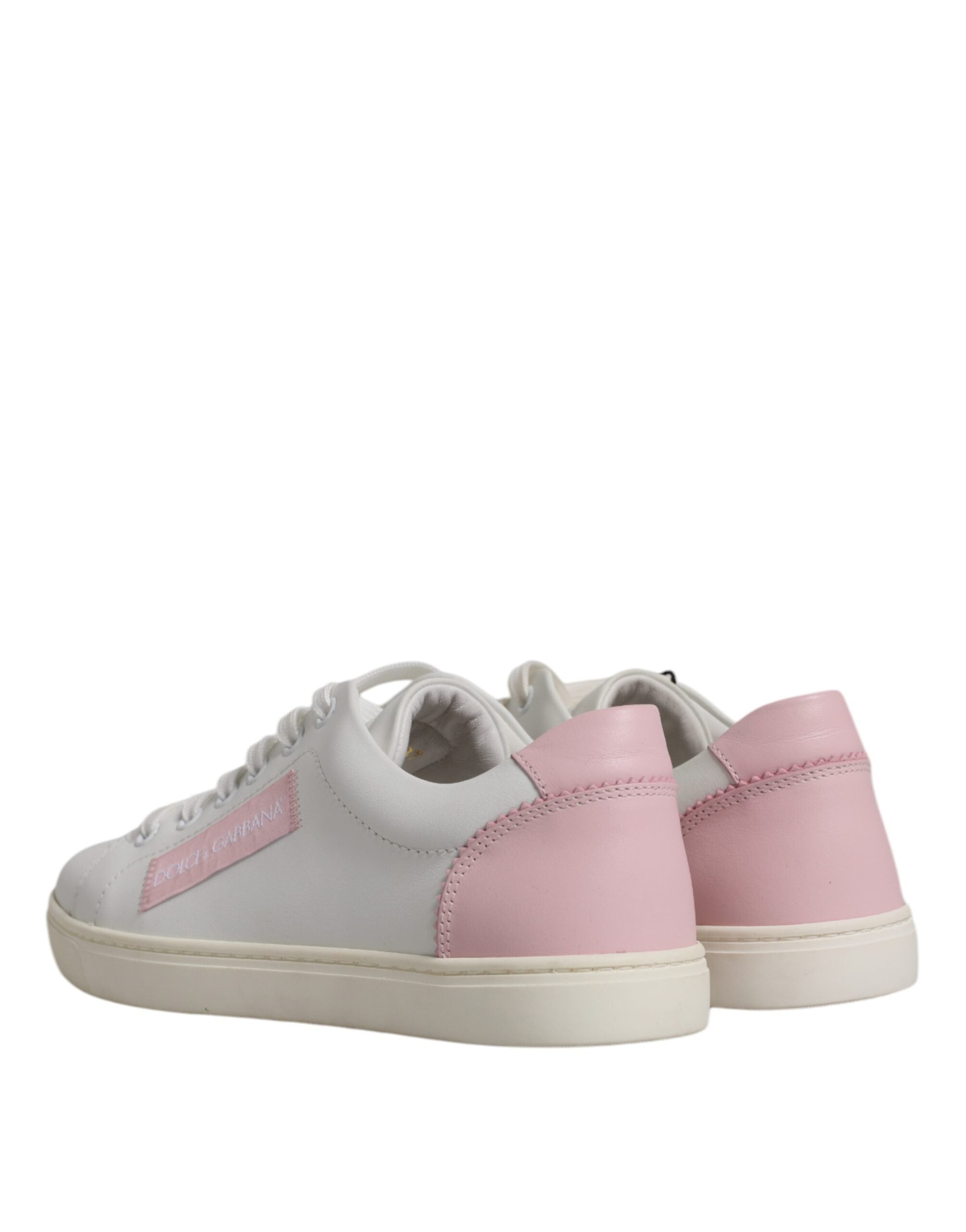 Dolce &amp; Gabbana – Klassische Sneakers aus Kalbsleder in Weiß
