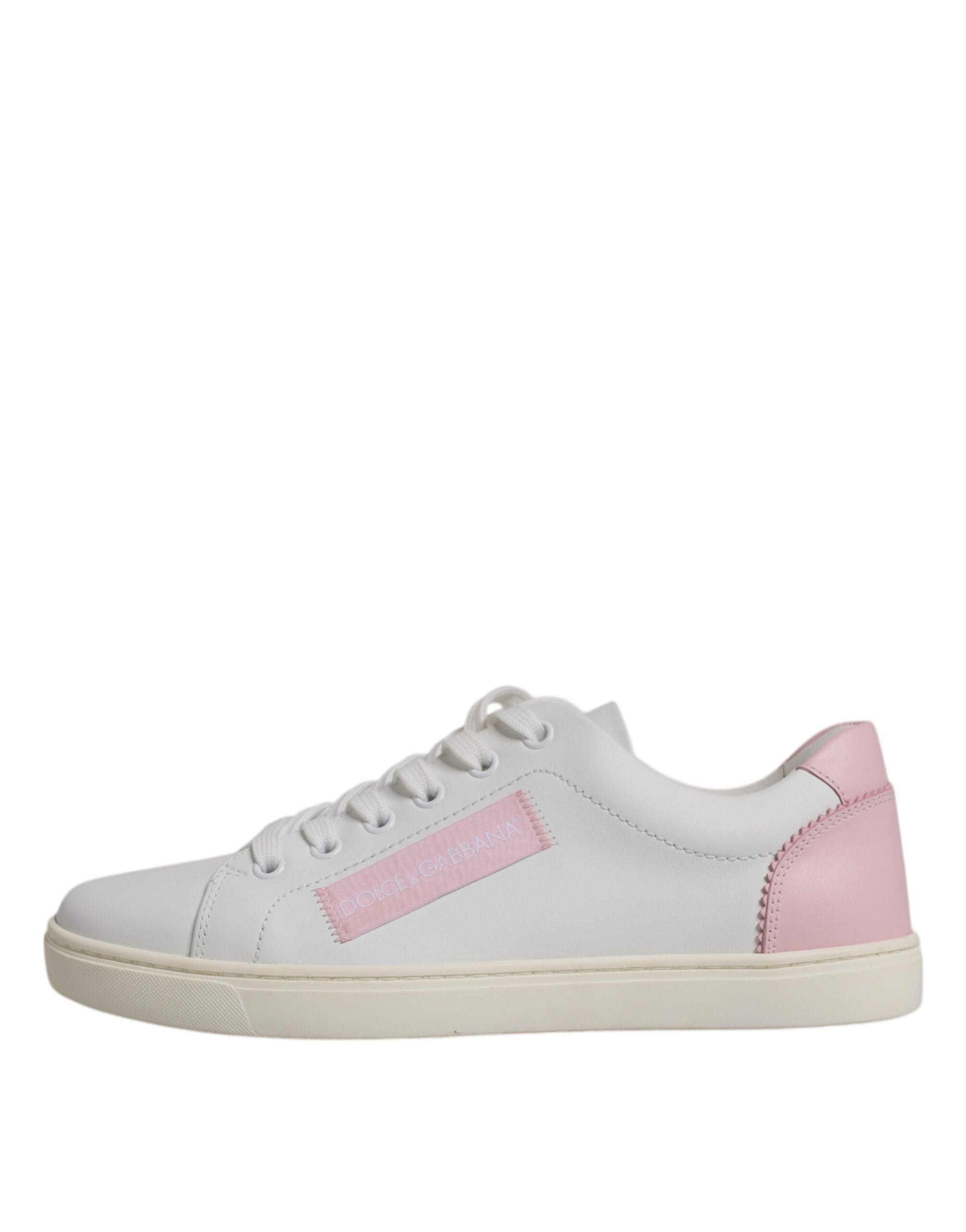 Dolce &amp; Gabbana – Klassische Sneakers aus Kalbsleder in Weiß