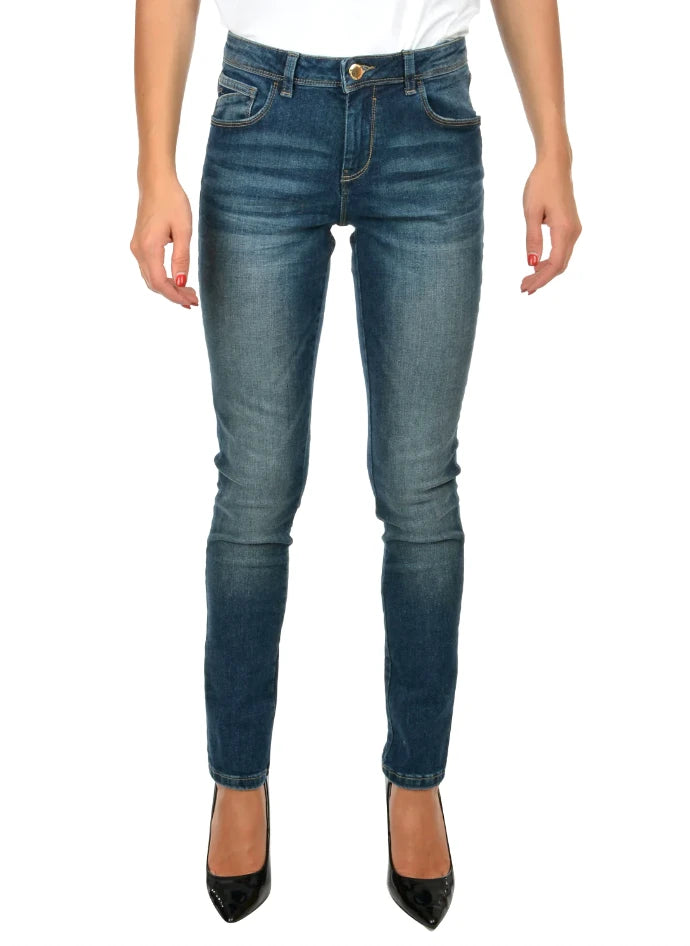Yes Zee Jeans Denim Blue Woman