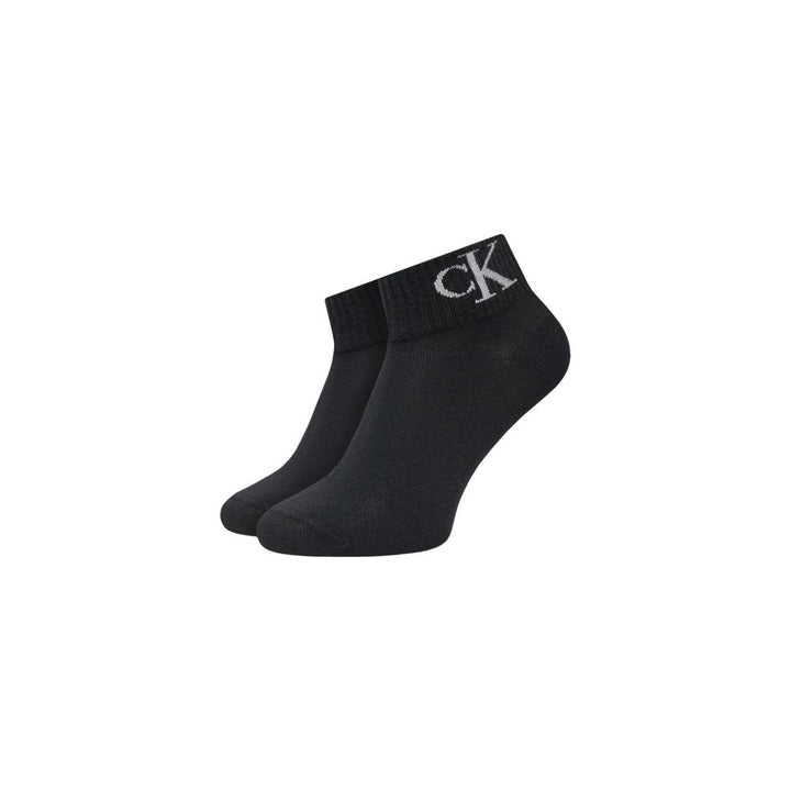 Calvin Klein Jeans – Schwarze Strumpfhose und Socken aus Baumwolle
